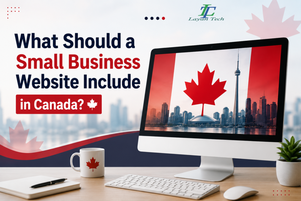 Professional small business website design in Canada