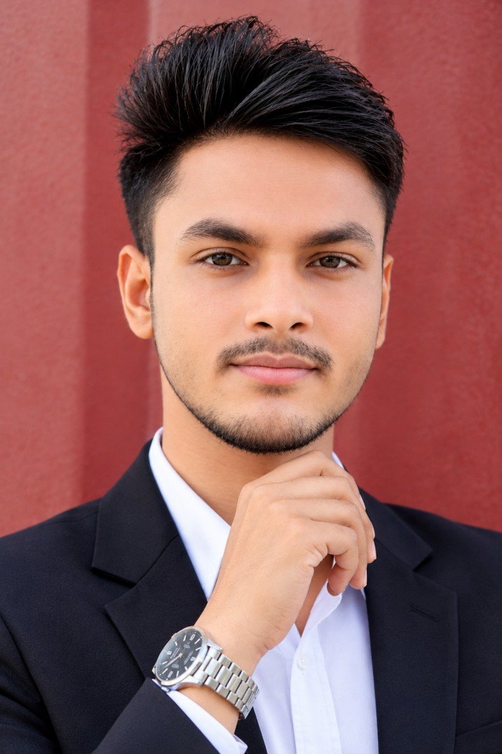 Sample portrait placeholder for marketing lead